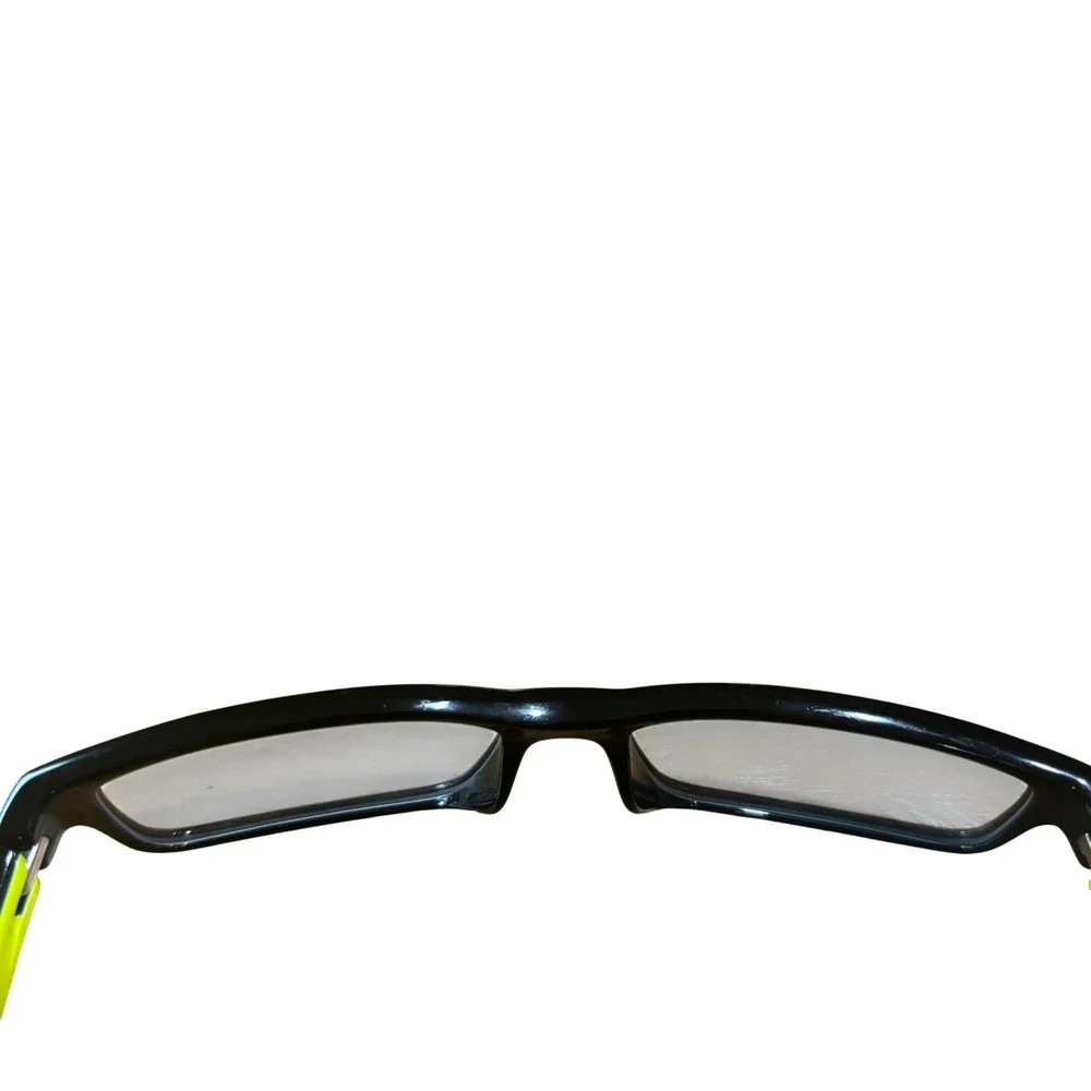 Nike 5534 Kids Eyeglasses Frames Black Volt Green Rectangular 48-15-130‎ 015